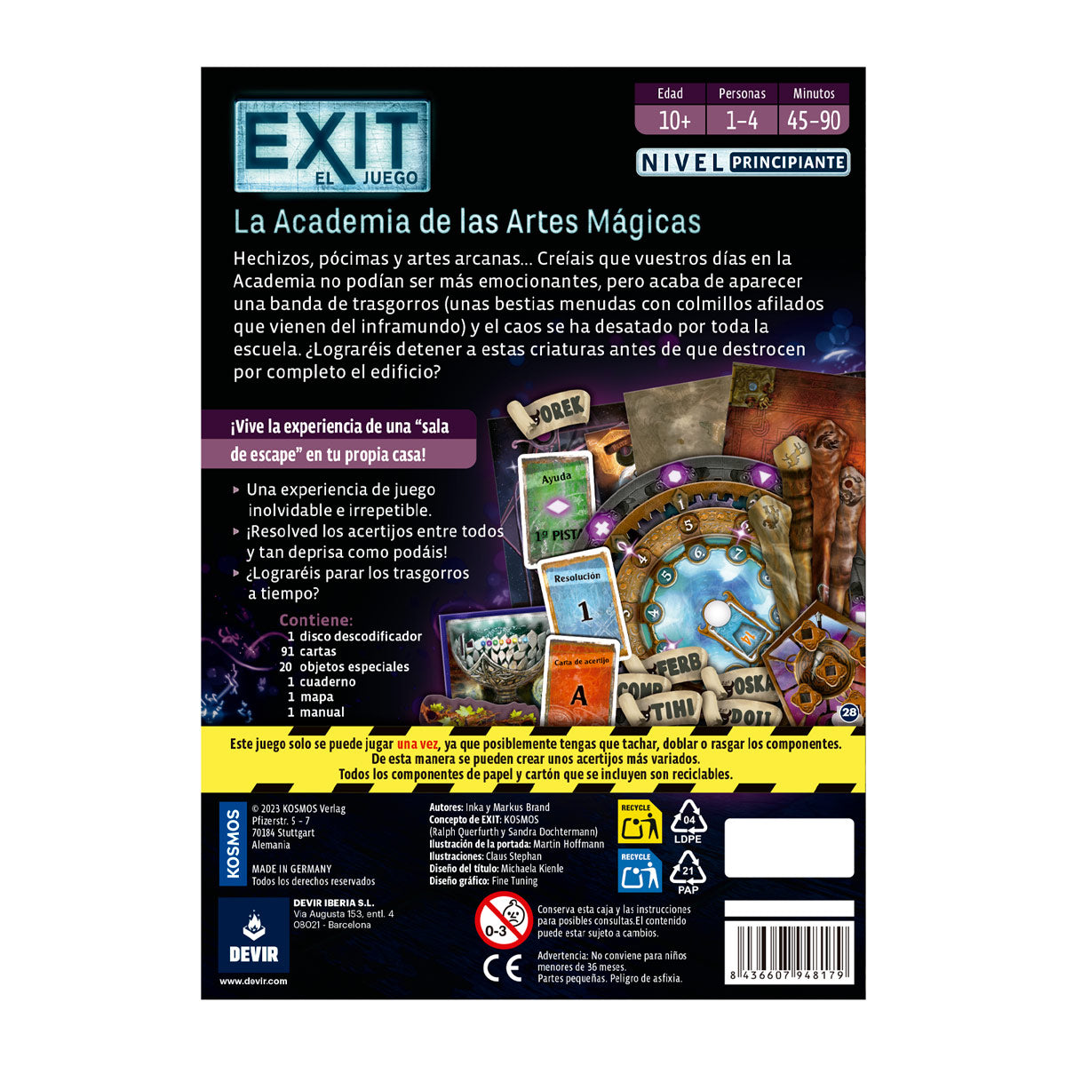 EXIT: LA ACADEMIA DE LAS ARTES MAGICAS