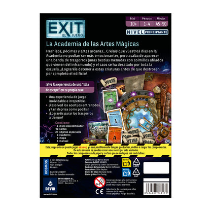 EXIT: LA ACADEMIA DE LAS ARTES MAGICAS