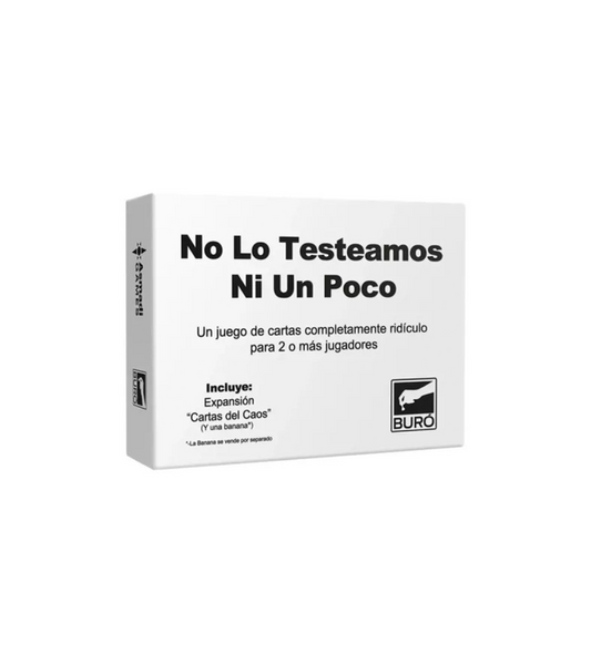 NO LO TESTEAMOS NIUN POCO